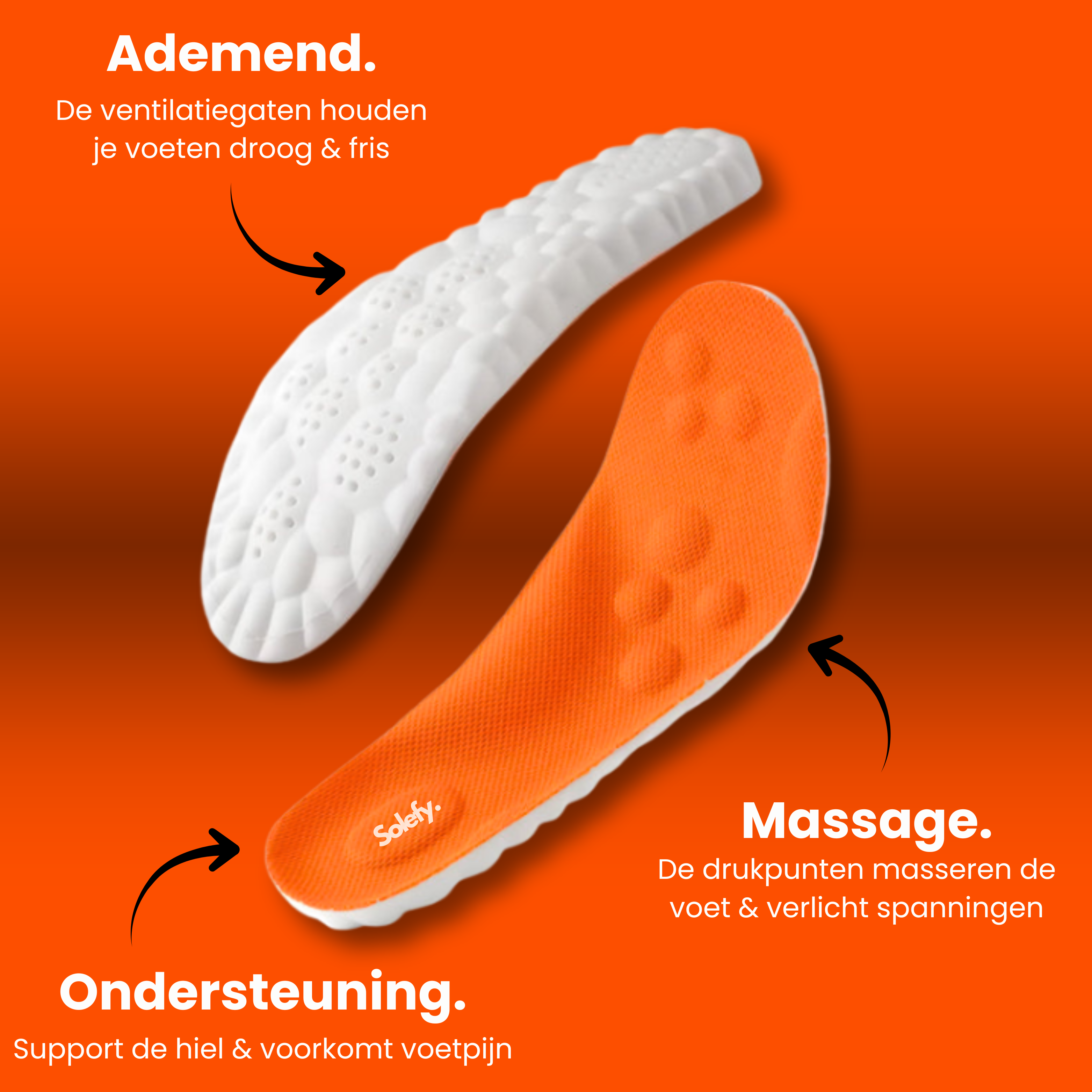 Solefy® - Massage Einlegesohlen 